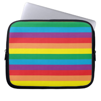 Housse Pour Ordinateur Portable Motif arc-en-ciel simple