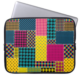 Housse Pour Ordinateur Portable Motif arrière - plan sans couture. Répartition géo