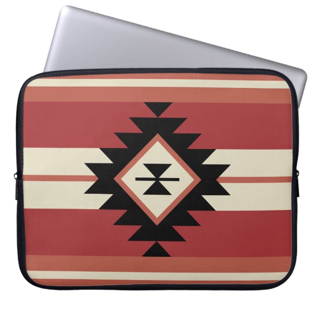 Housse Pour Ordinateur Portable Motif Aztec (Devant)