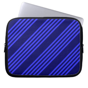 Housse Pour Ordinateur Portable Motif bleu cinq bandes