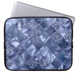 HOUSSE POUR ORDINATEUR PORTABLE MOTIF BLUE DIAMOND SHIMMER DIAMOND