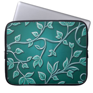 Housse Pour Ordinateur Portable Motif botanique islamique traditionnel