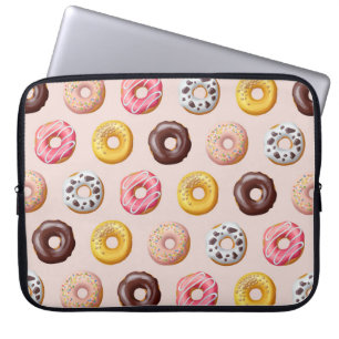 Housse Pour Ordinateur Portable Motif Boutique de boulangerie Donut