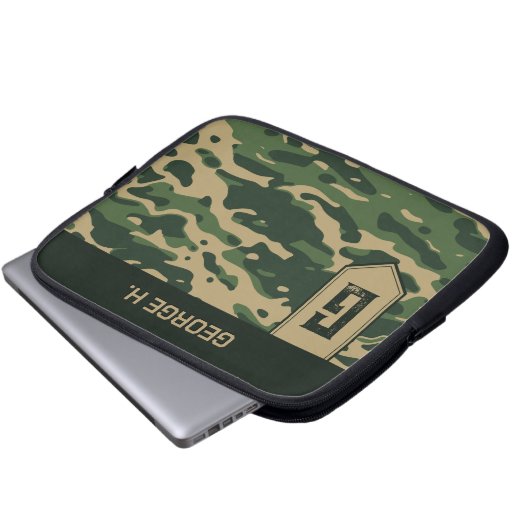 Housse Pour Ordinateur Portable Motif Camouflage (Devant bas)