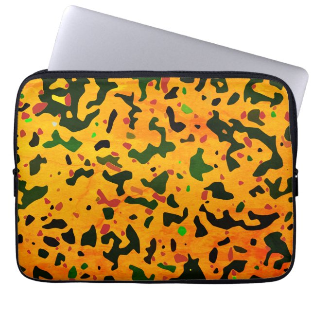 Housse Pour Ordinateur Portable Motif Camouflage rustique (Devant)