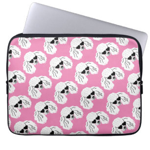 Housse Pour Ordinateur Portable Motif Caniche Rose Mignon