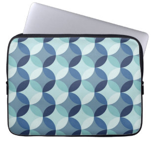 Housse Pour Ordinateur Portable Motif Cercle bleu