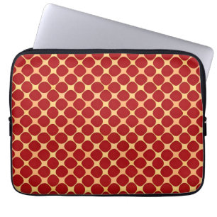 Housse Pour Ordinateur Portable 🔴 Motif Cercle Rouge pour Manchon de Style Tech M