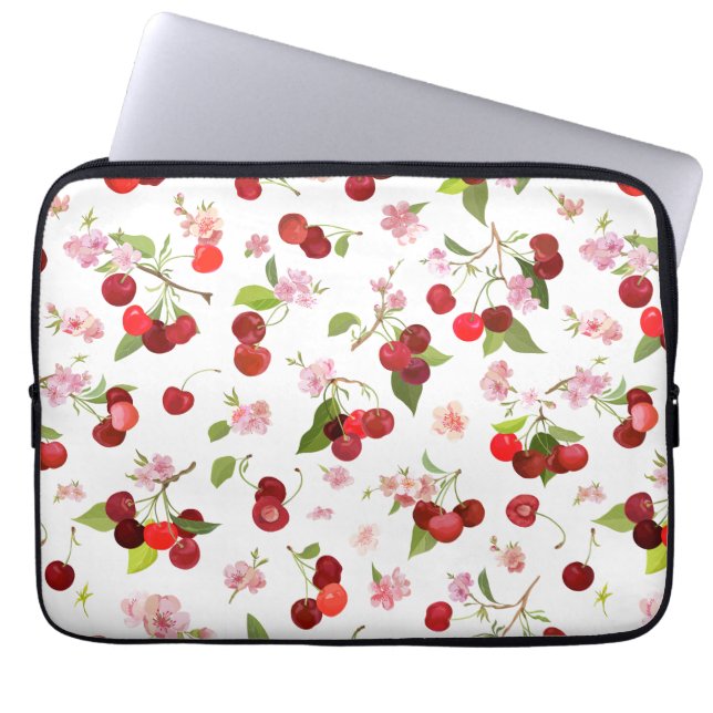 Housse Pour Ordinateur Portable Motif cerise 1 (Devant)