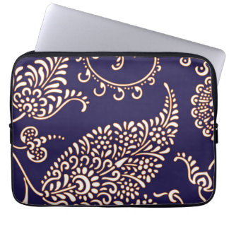 Housse Pour Ordinateur Portable Motif chic floral girly vintage de Paisley de