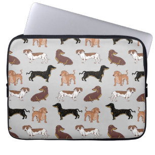 Housse Pour Ordinateur Portable Motif chien Dachshund