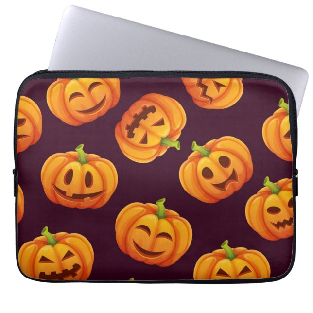 Housse Pour Ordinateur Portable motif citrouille (Devant)