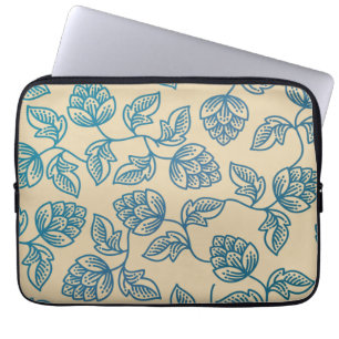 Housse Pour Ordinateur Portable Motif Classique de Feuilles de Houblon Vintage