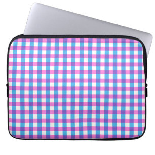 Housse Pour Ordinateur Portable Motif Coloré Rétro à Carreaux