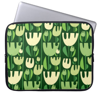 Housse Pour Ordinateur Portable Motif couleur tulipe transparent