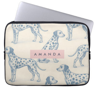 Housse Pour Ordinateur Portable Motif Dalmatien Personnalisé Fantaisiste Charmeur
