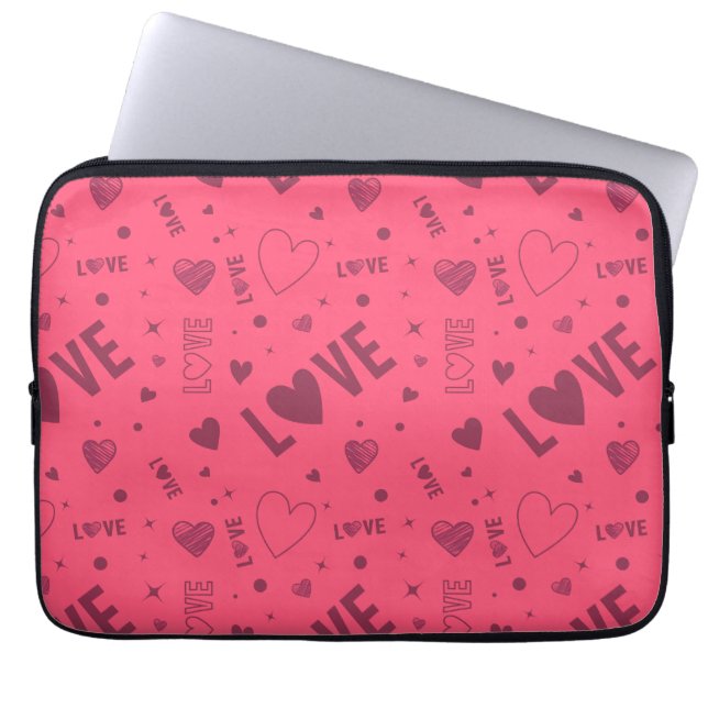 Housse Pour Ordinateur Portable Motif d'amour (Devant)