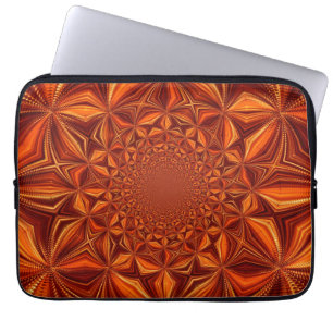 Housse Pour Ordinateur Portable Motif d'art numérique kaléidoscope rouge-67546