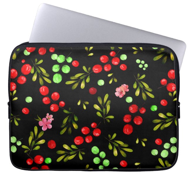 Housse Pour Ordinateur Portable Motif de Baies (Devant)