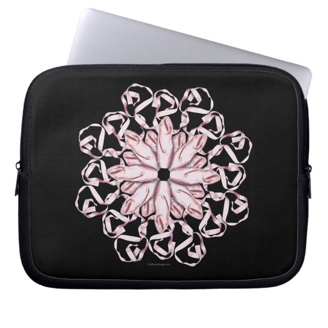 Housse Pour Ordinateur Portable Motif de ballet (rose) (Devant)