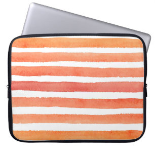 Housse Pour Ordinateur Portable Motif de bande d'aquarelle solaire