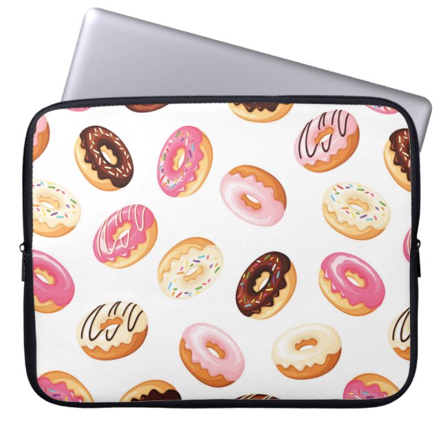 Housse Pour Ordinateur Portable Motif de beigne douce (Devant)