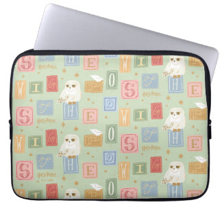Housse Pour Ordinateur Portable Motif de bloc de lettres de Hedwig Post