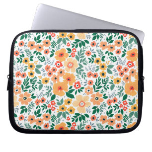 Housse Pour Ordinateur Portable Motif de Bouquet de jardin coloré