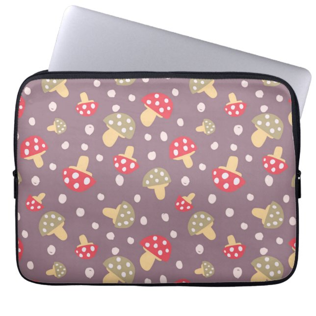 Housse Pour Ordinateur Portable Motif de champignons (Devant)