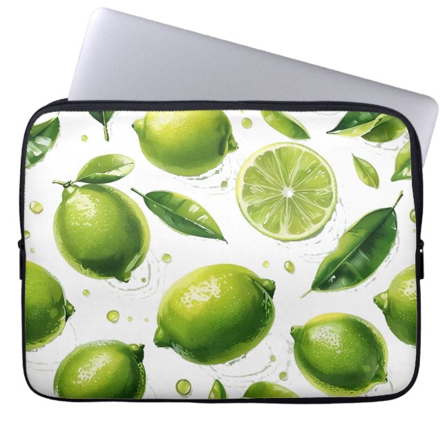 Housse Pour Ordinateur Portable Motif de chaux (Devant)