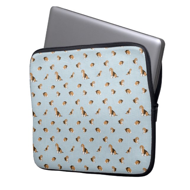 Housse Pour Ordinateur Portable Motif de chiens (devant gauche)