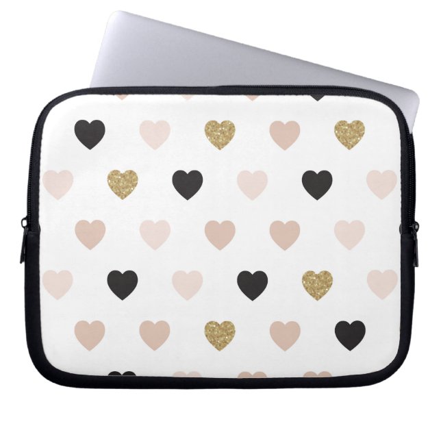 Housse Pour Ordinateur Portable Motif de coeur 31 (Devant)
