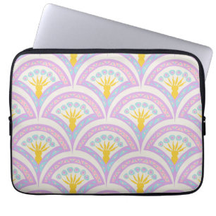 Housse Pour Ordinateur Portable Motif de coquille de couleur pastel