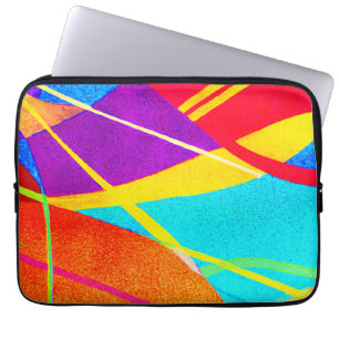 Housse Pour Ordinateur Portable Motif de couleur expressif