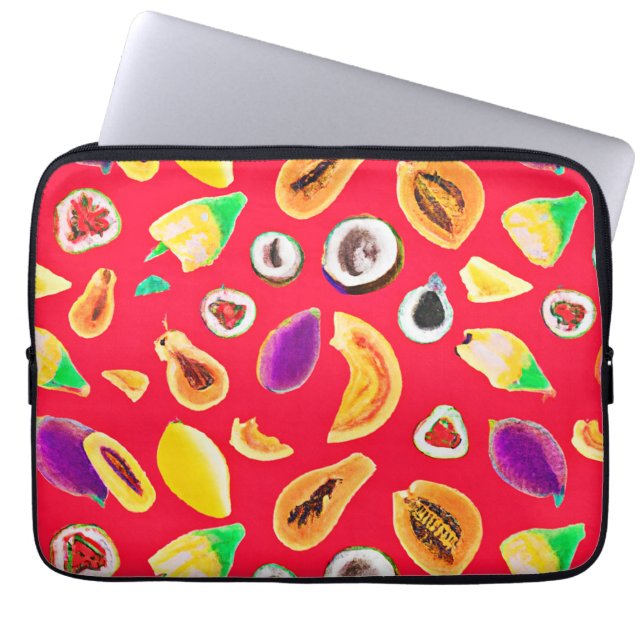 Housse Pour Ordinateur Portable Motif de délice fruité vibrant (Devant)