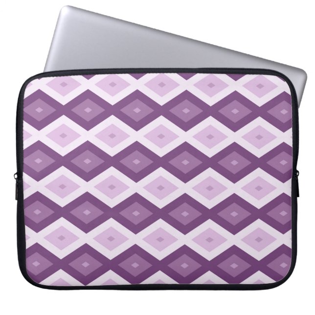 Housse Pour Ordinateur Portable Motif de diamant violet (Devant)