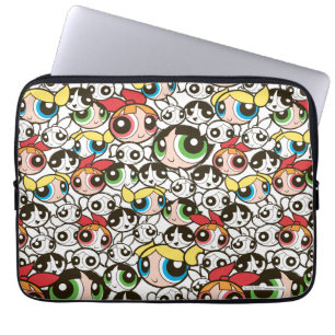Housse Pour Ordinateur Portable Motif de face pour les filles Powerpuff