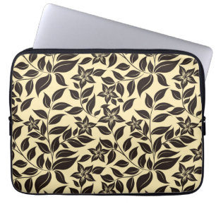 Housse Pour Ordinateur Portable Motif de feuilles florales-23756