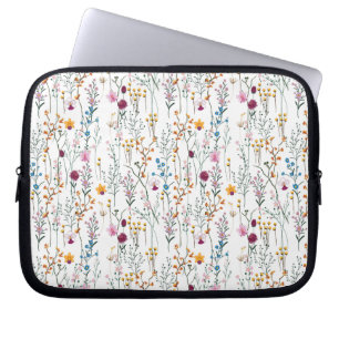 Housse Pour Ordinateur Portable Motif de fleur sauvage d'été