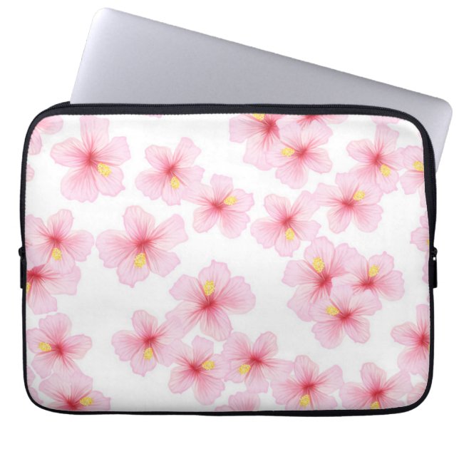 Housse Pour Ordinateur Portable Motif de fleurs (Devant)
