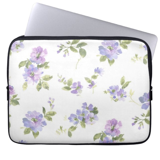Housse Pour Ordinateur Portable Motif de fleurs (Devant)