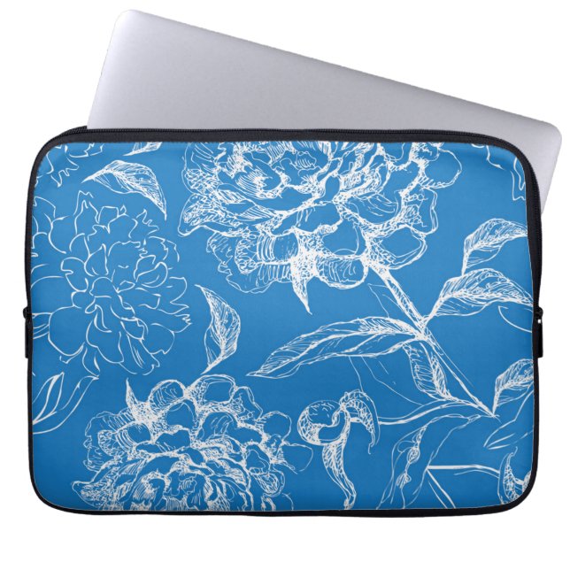 Housse Pour Ordinateur Portable Motif de fleurs (Devant)