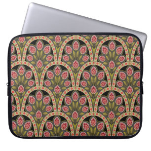 Housse Pour Ordinateur Portable motif de fleurs géométrique géométrique abstrait,