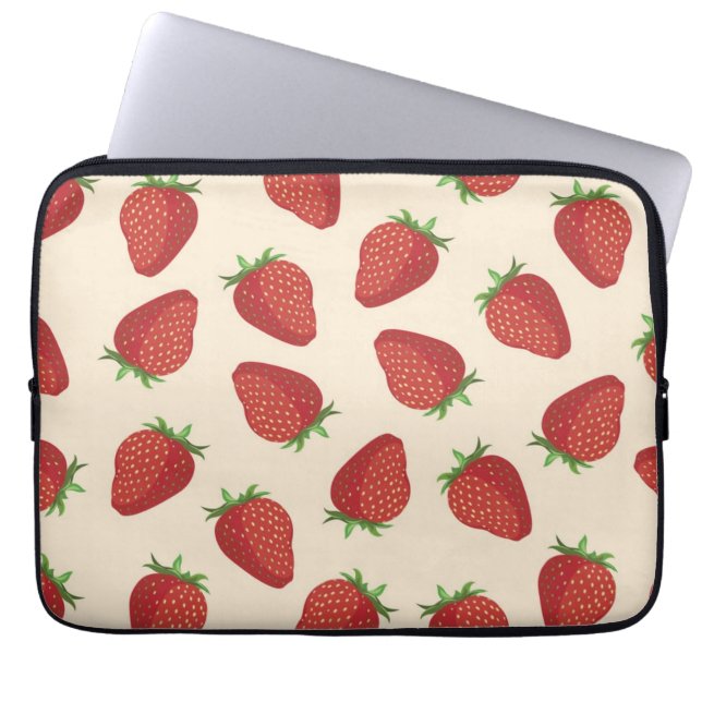 Housse Pour Ordinateur Portable Motif de fraises (Devant)