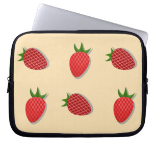 Housse Pour Ordinateur Portable Motif de fraises pour les fruits à l'été bonnes vi