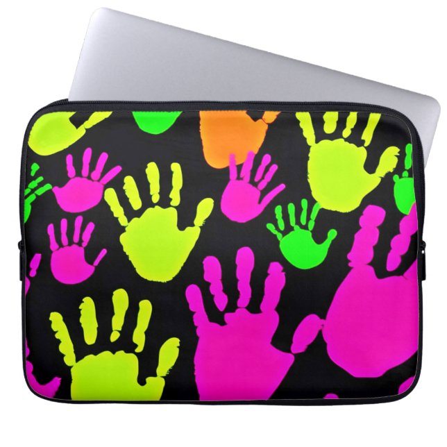 Housse Pour Ordinateur Portable Motif de graffiti néon (Devant)