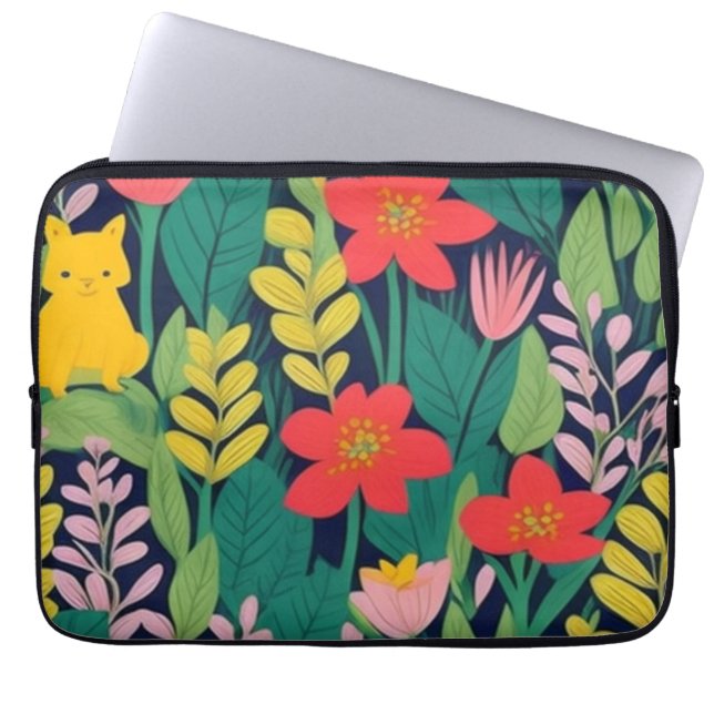 Housse Pour Ordinateur Portable Motif de jungle (Devant)