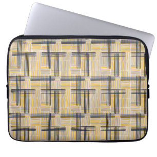 Housse Pour Ordinateur Portable Motif de la  à rayures de la Croix moderne du mili