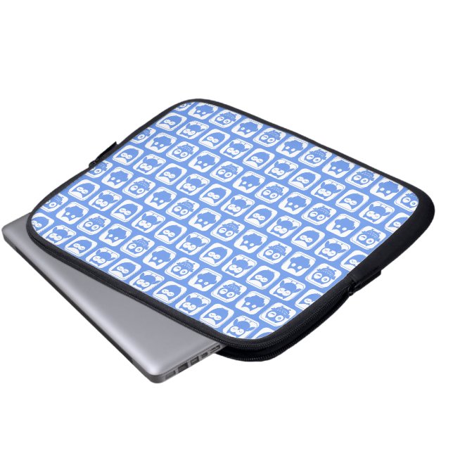 Housse Pour Ordinateur Portable Motif de la Chouette bleue (Devant bas)