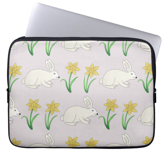 Housse Pour Ordinateur Portable Motif de lapin (Devant)